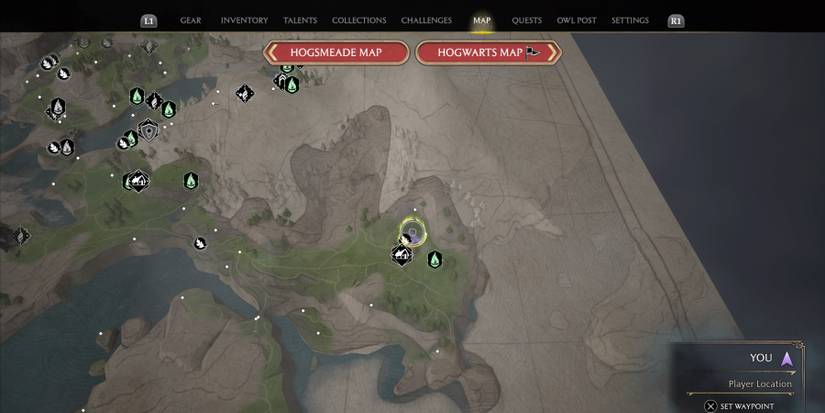 Sacking Selwyn side quest location in Hogwarts Legacy