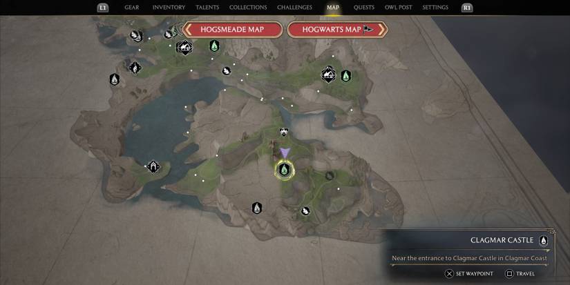 Clagmar Castle in Hogwarts Legacy