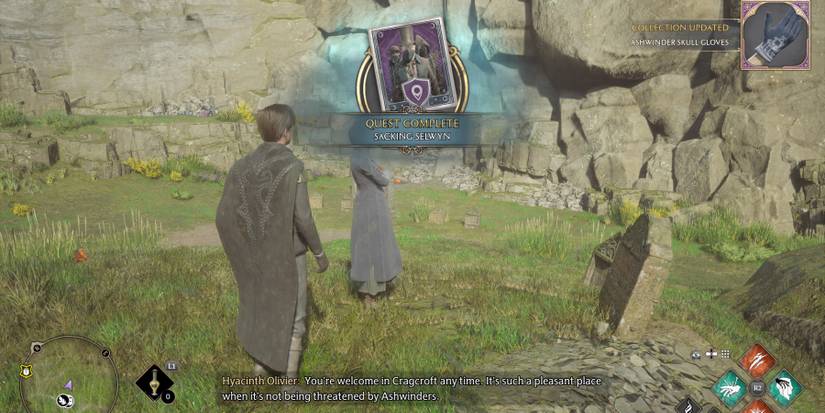 Completing Sacking Selwyn in Hogwarts Legacy