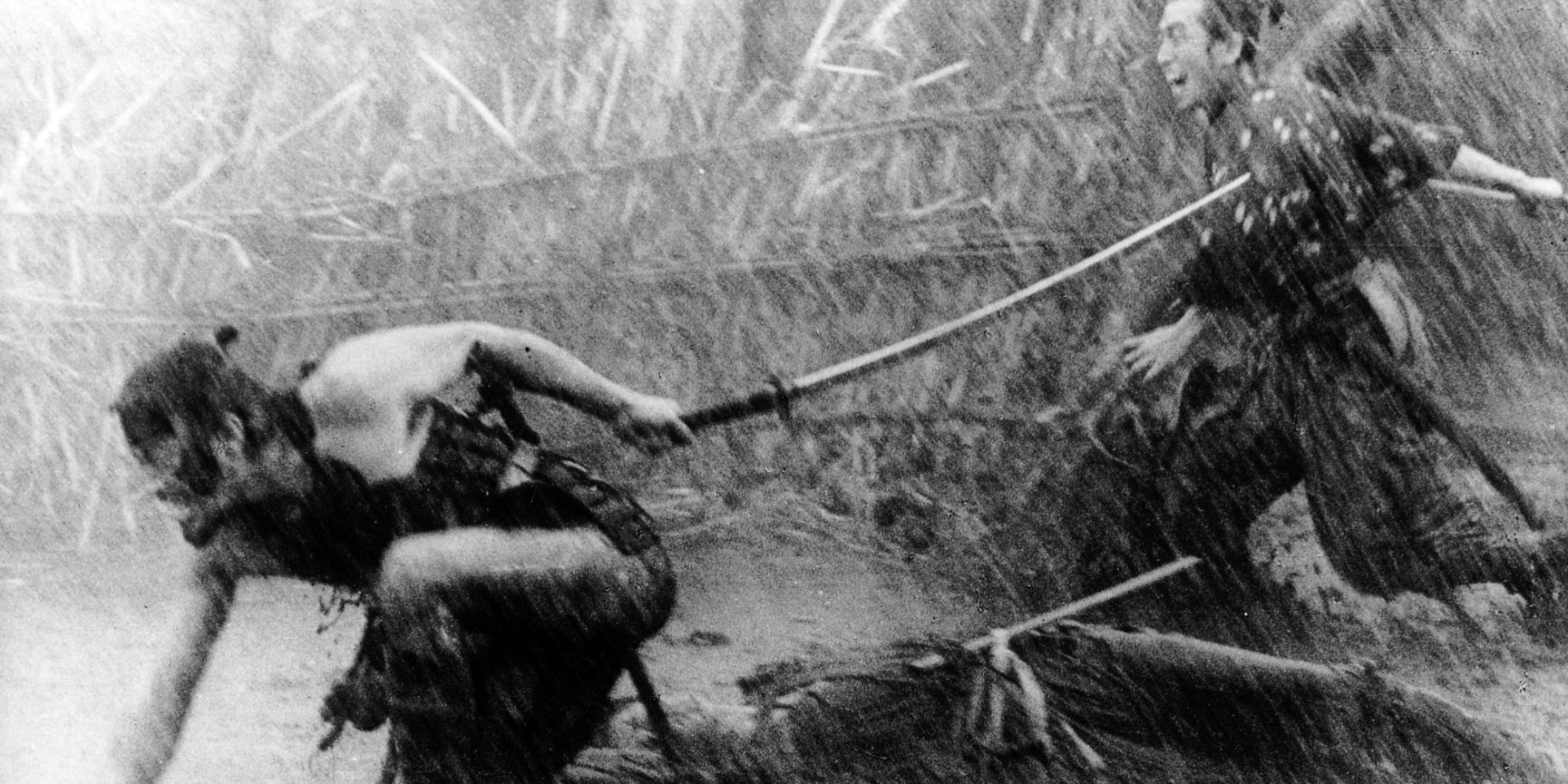 battle in Seven Samurai