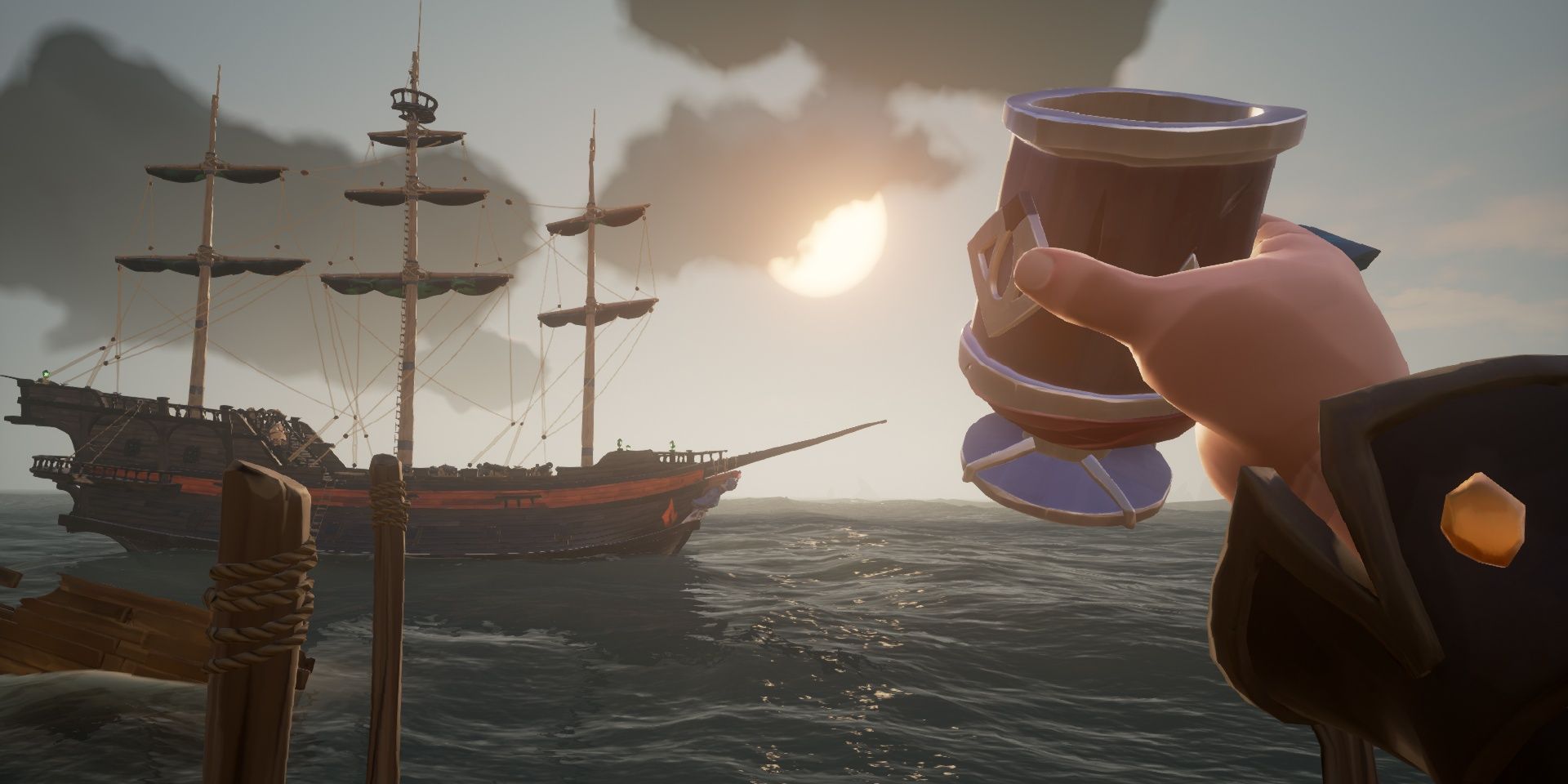 A Ship in Sea of Thieves