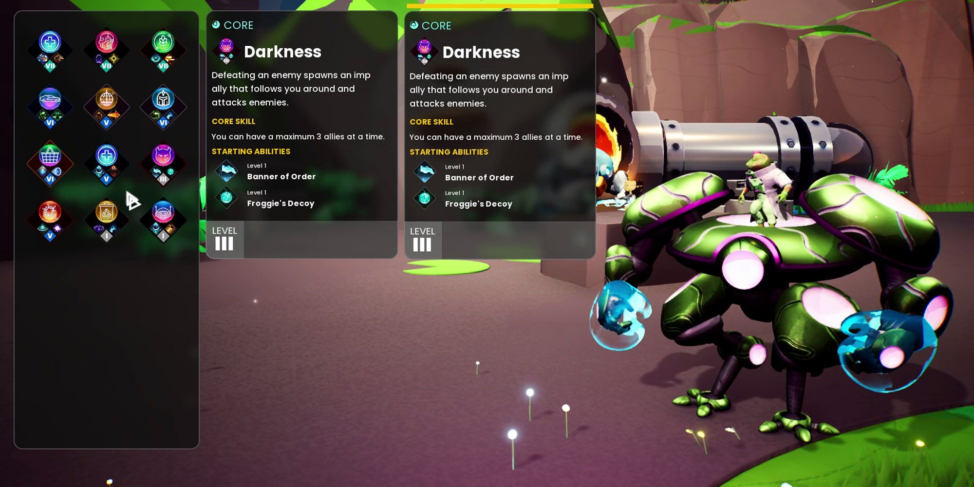 Shoulders Of Giants - Darkness GERM Core Description In-Game