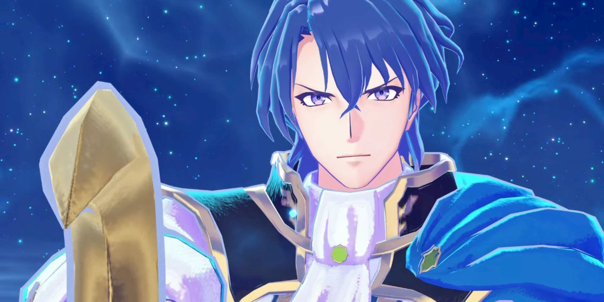 close up of Sigurd in Fire Emblem Engage