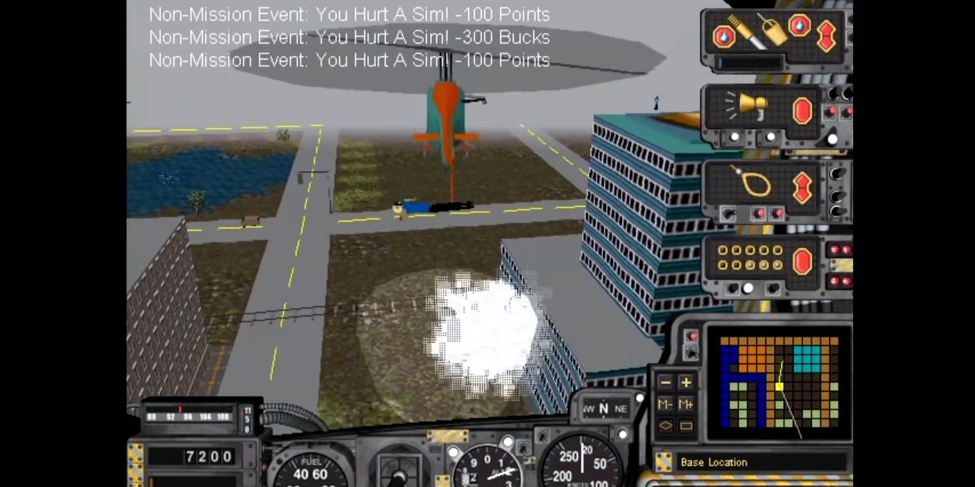 a screenshot from SimCopter