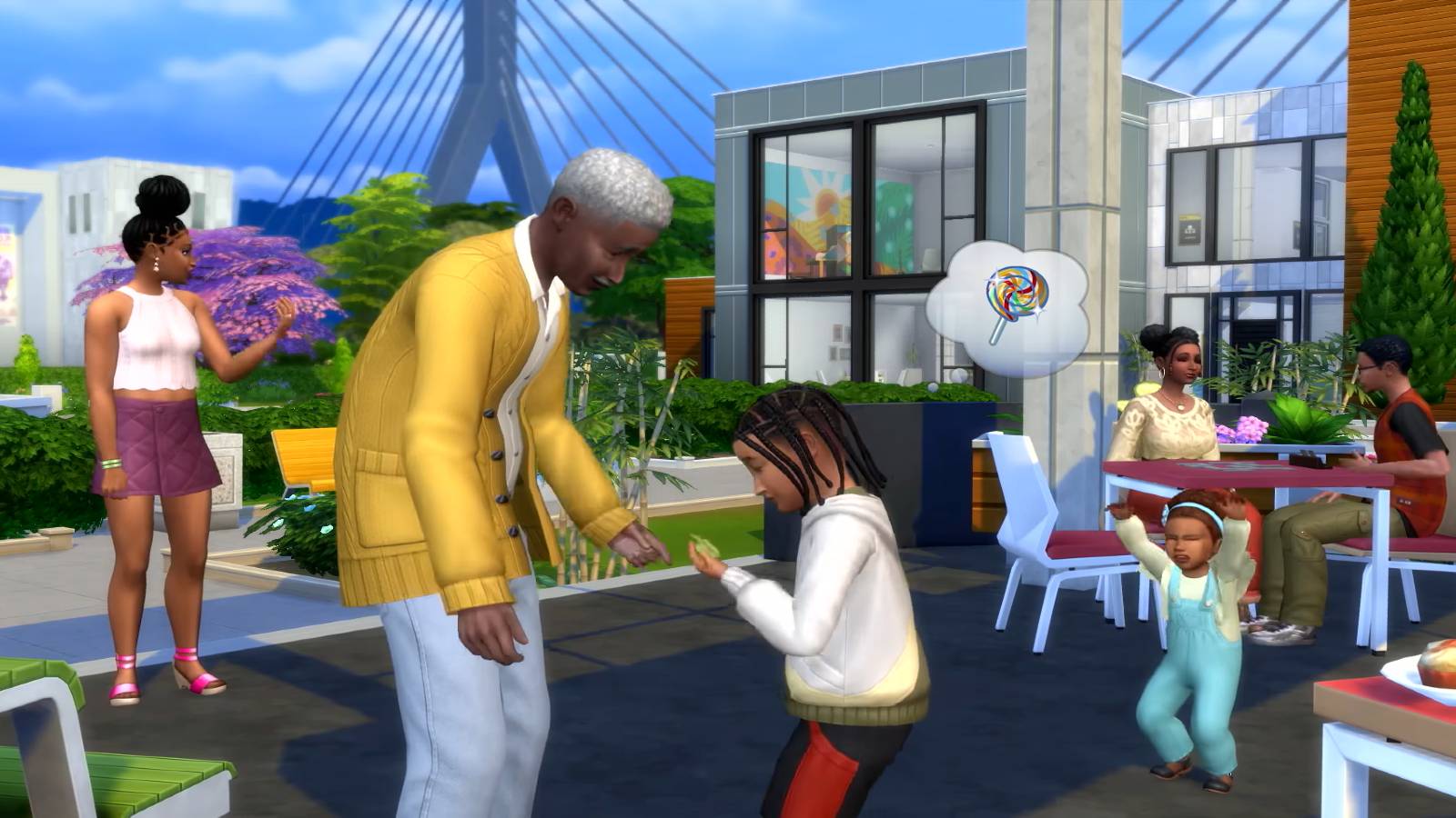 Sims 4 Growing Together Crowds