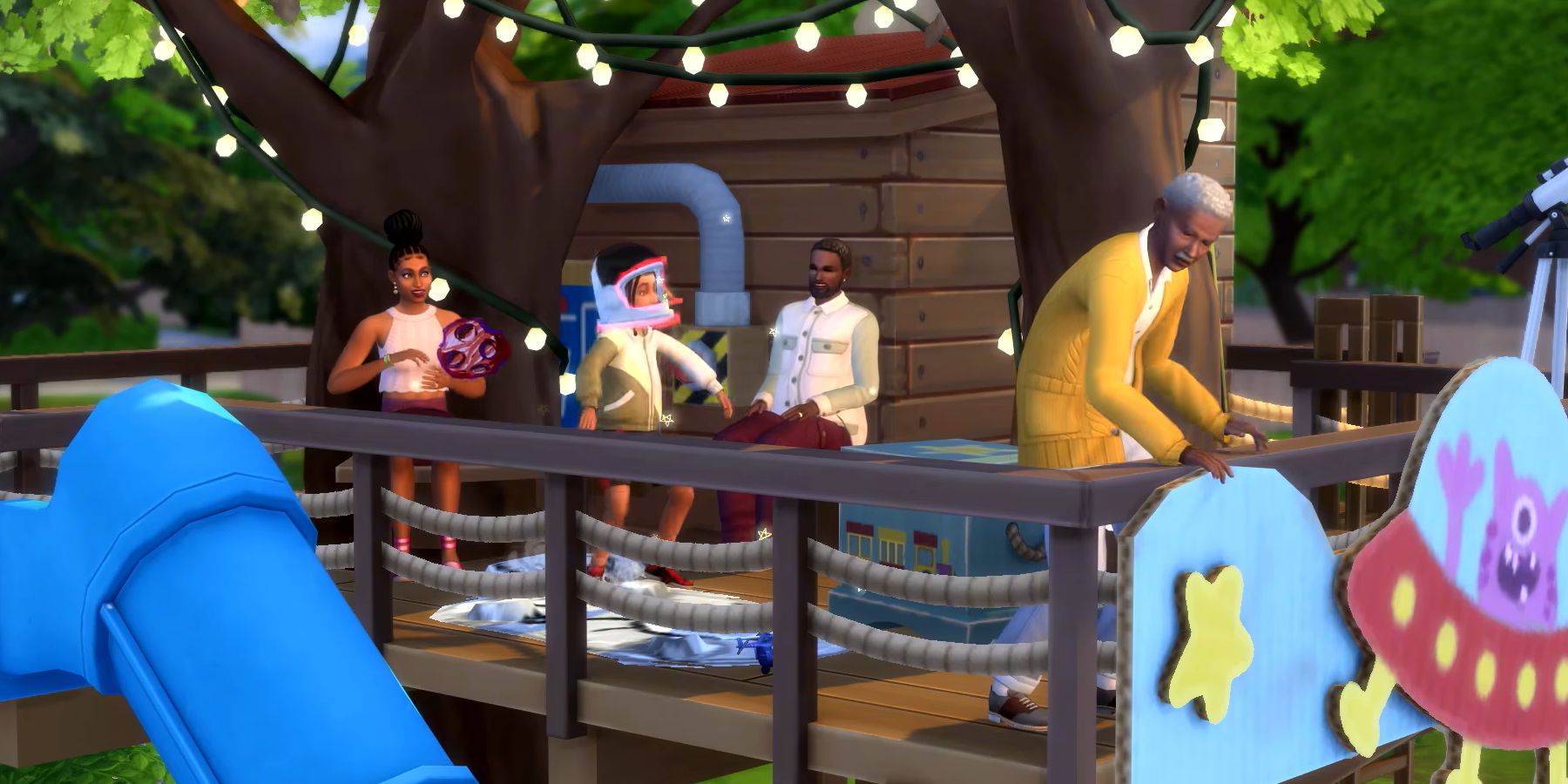 Sims 4 treehouse grow together