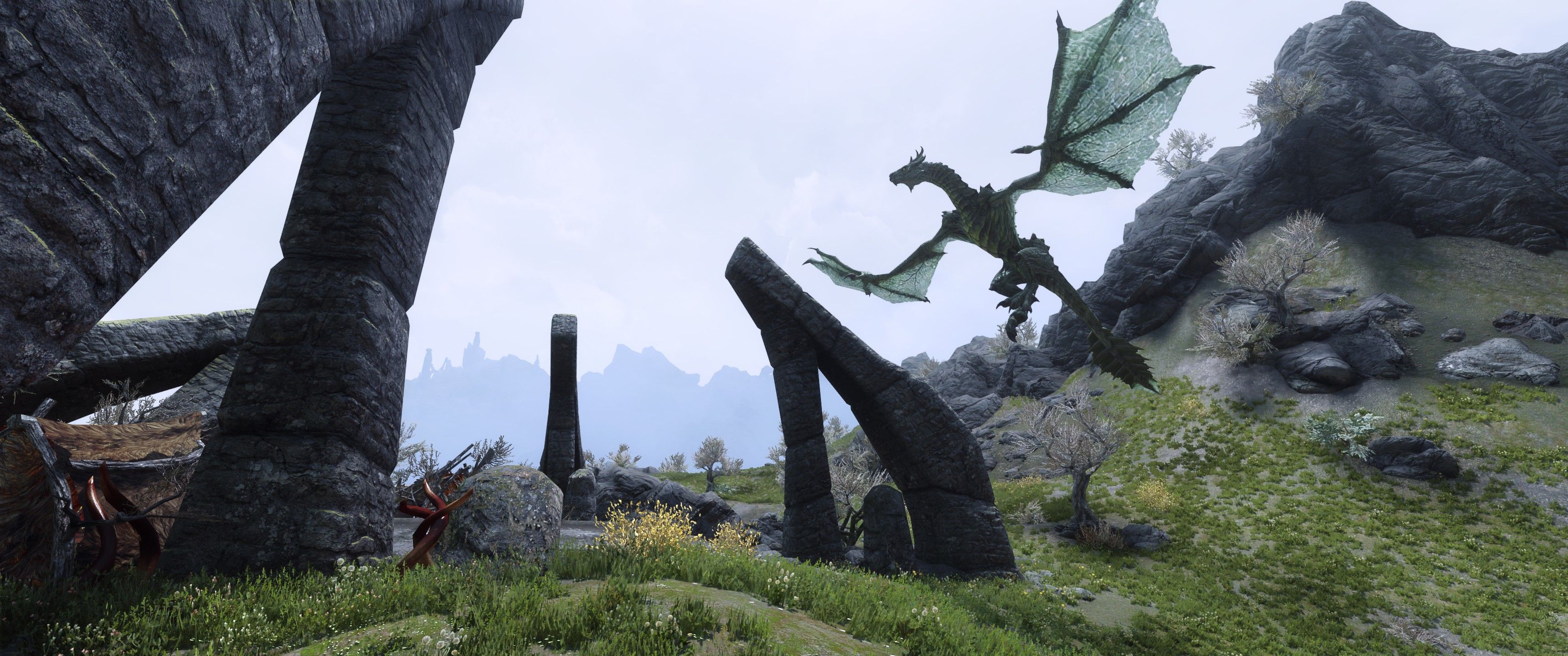 Skyrim Mod Overhauls All Dragon Mounds