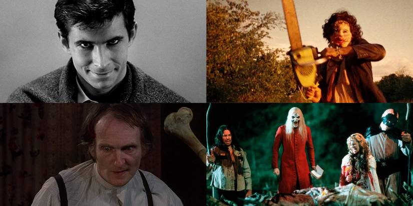 Slasher Villains Real Killers- Norman Bates Leatherface Ezra Cobb Firefly Family