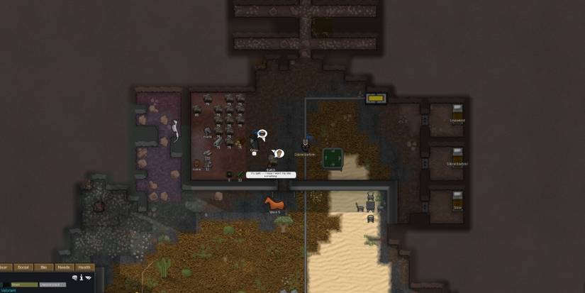 RimWorld Slaves Cave