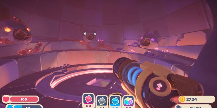 Entrance to Powderfall Bluffs from Slime Rancher 2 