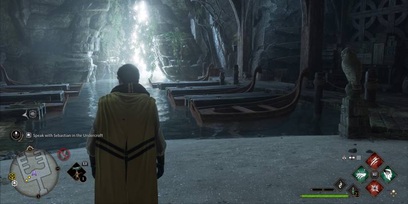 The Underground Harbor in Hogwarts Legacy