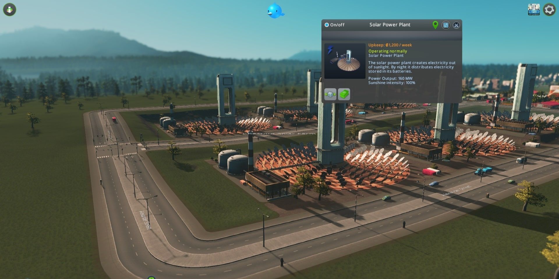 Cities: Skylines Solar Plant