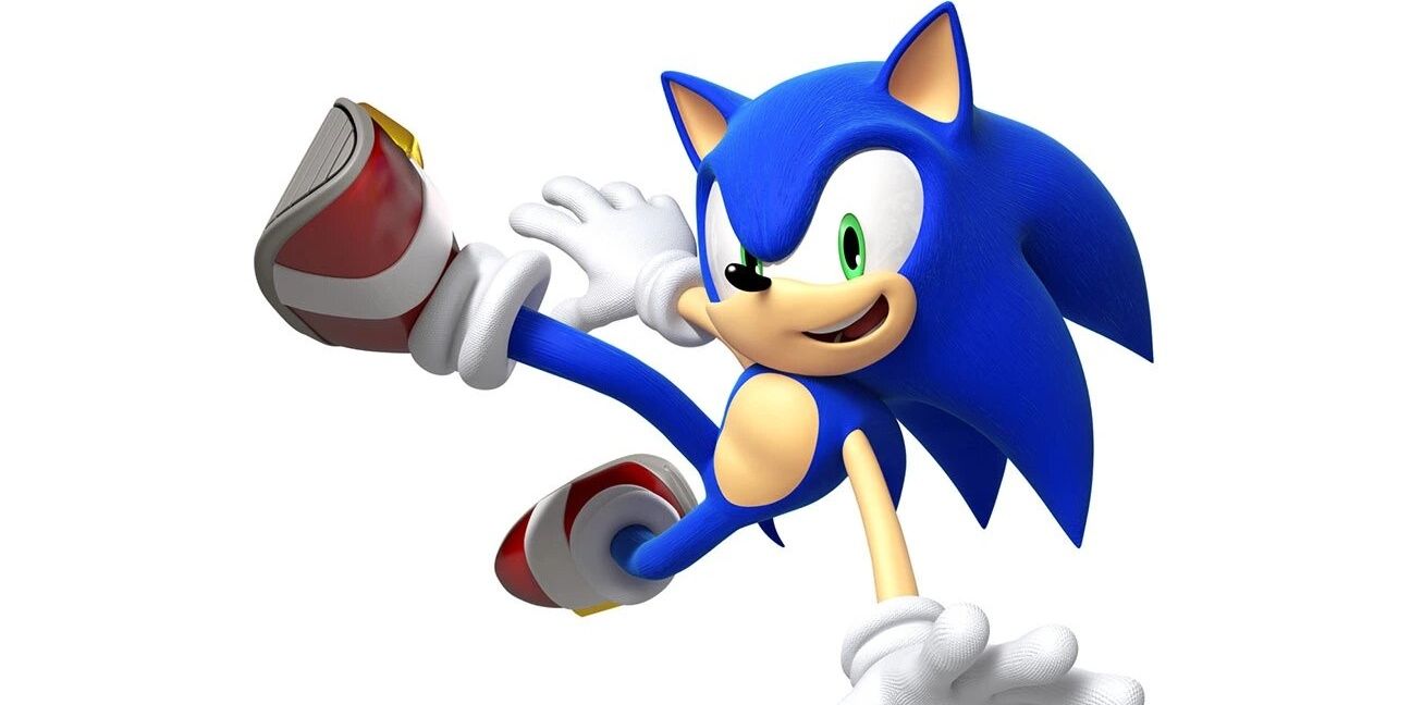 Sonic doing acrobatics