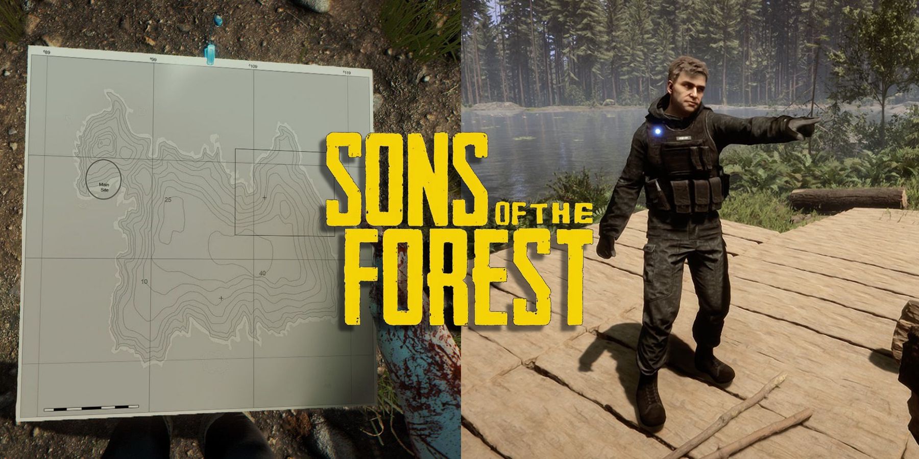 SONS OF THE FOREST Multiplayer Trailer - Combat & Building