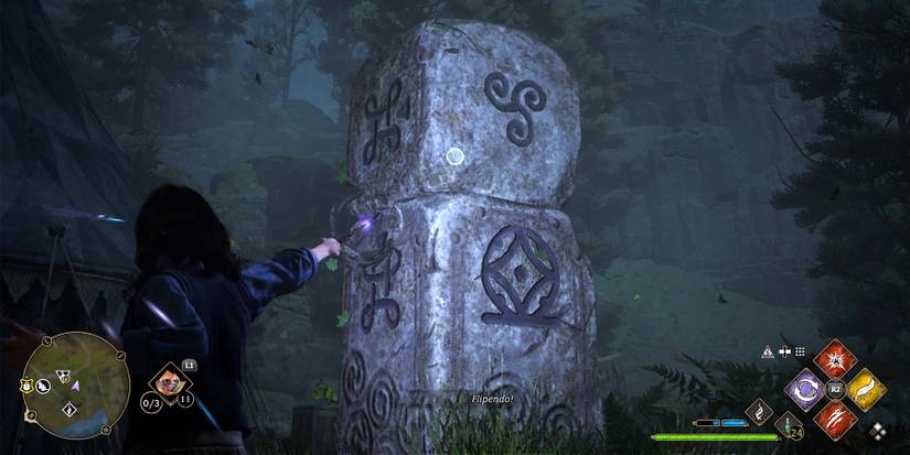 south pillar symbol cubes in hogwarts legacy