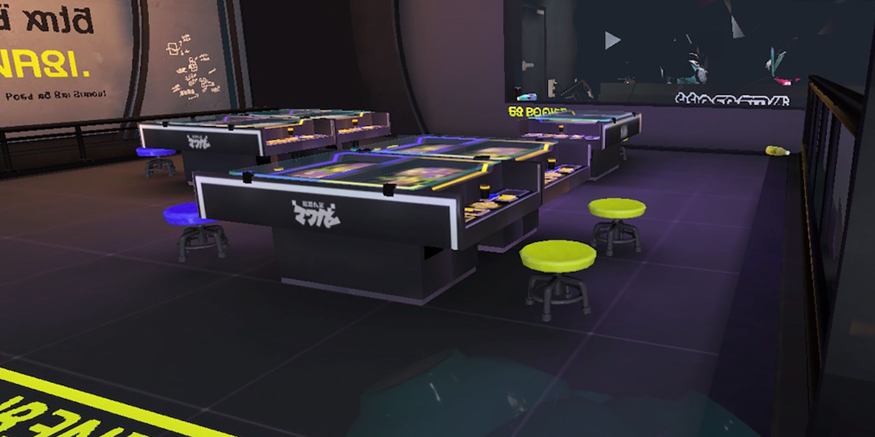 tableturf battle tables in splatoon 3 lobby