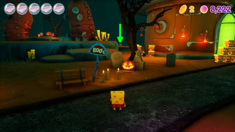 spongebob squarepants cosmic shake halloween rock bottom gold doubloons