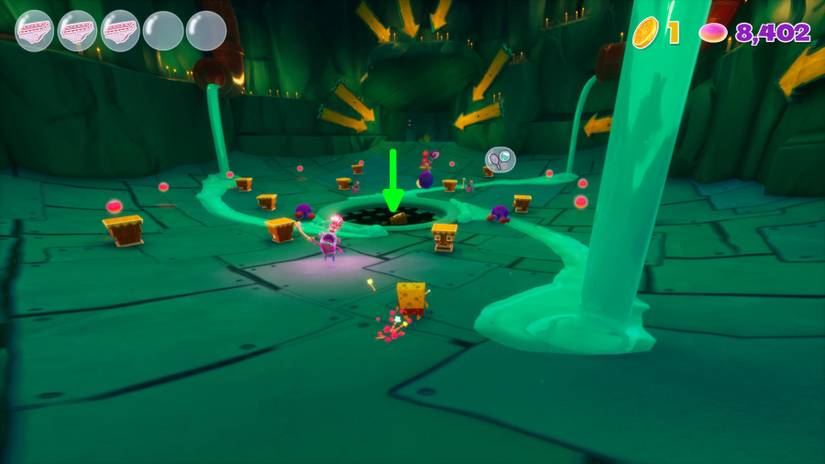 spongebob squarepants cosmic shake halloween rock bottom gold doubloons