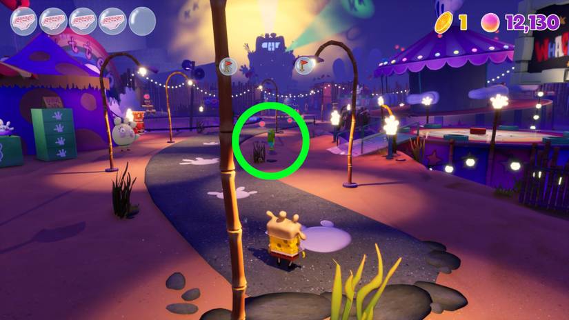 spongebob squarepants cosmic shake jelly glove world gold doubloons