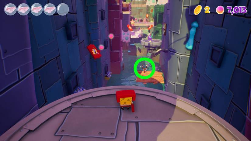 spongebob squarepants cosmic shake karate downtown bikini bottom gold doubloons