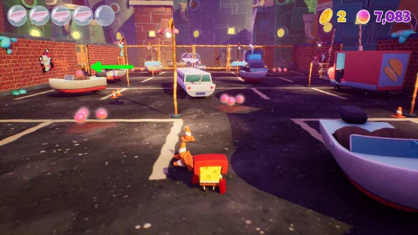 spongebob squarepants cosmic shake karate downtown bikini bottom gold doubloons