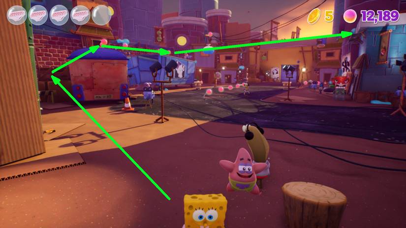 spongebob squarepants cosmic shake spot hiding