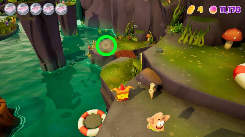 spongebob squarepants cosmic shake medieval sulfur fields gold doubloons