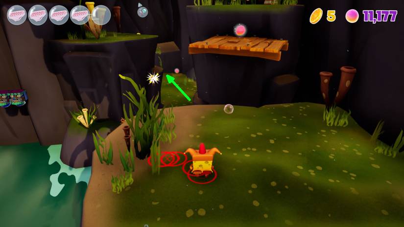 spongebob squarepants cosmic shake medieval sulfur fields gold doubloons