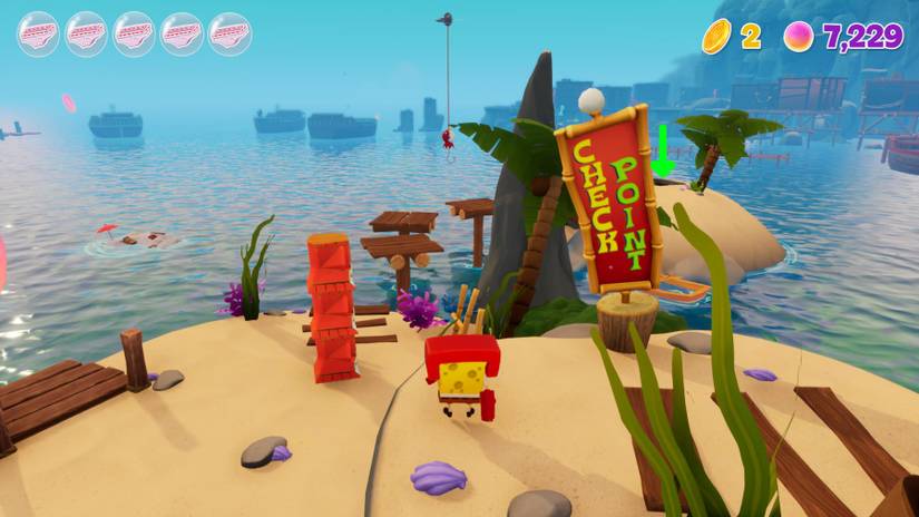 spongebob squarepants cosmic shake pirate goo lagoon gold doubloon