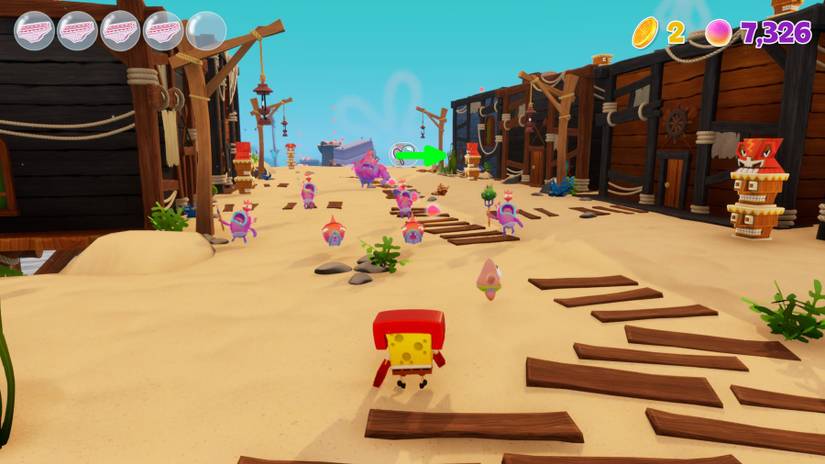 spongebob squarepants cosmic shake pirate goo lagoon gold doubloon