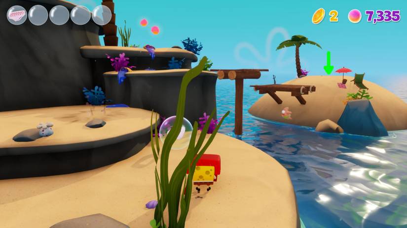 spongebob squarepants cosmic shake pirate goo lagoon gold doubloon