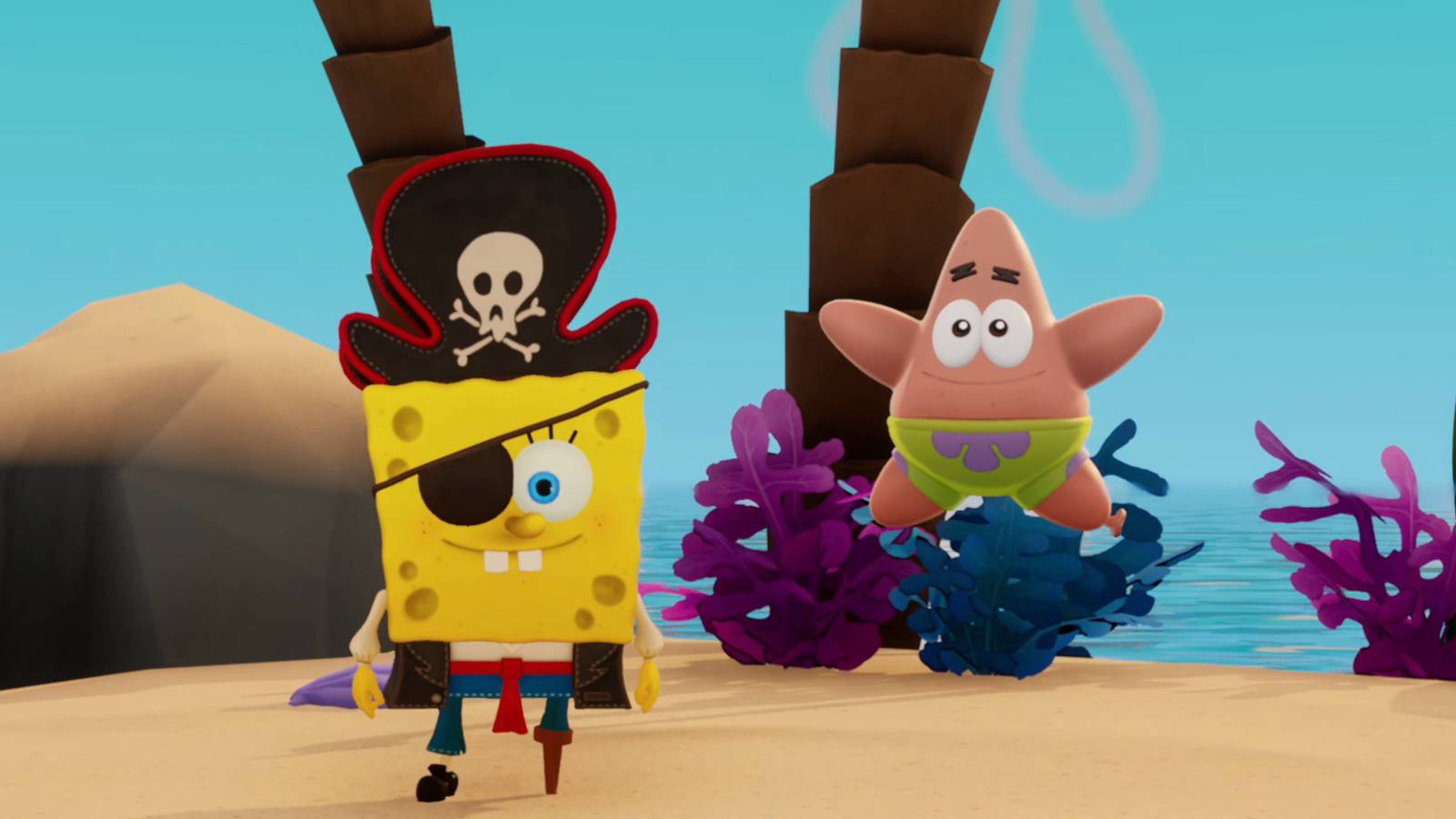 spongebob squarepants cosmic shake pirate goo lagoon gold doubloon
