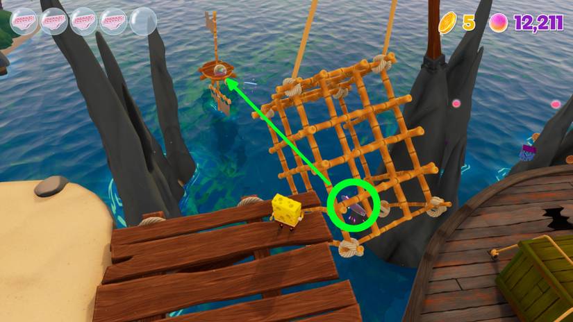 spongebob squarepants cosmic shake spot hiding