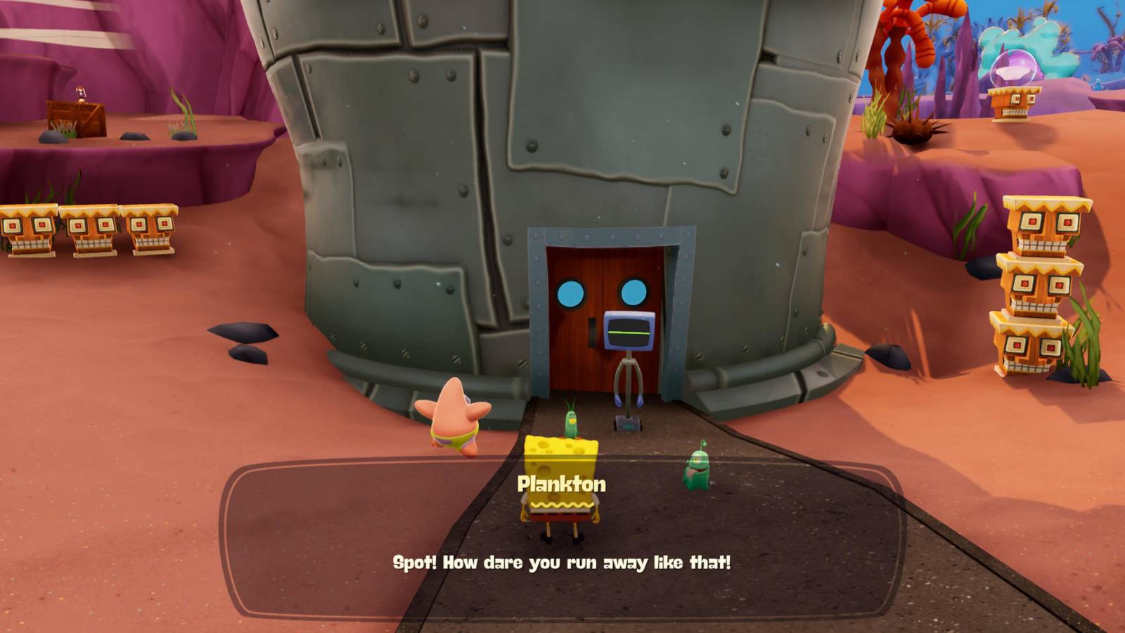 spongebob squarepants cosmic shake spot hiding location