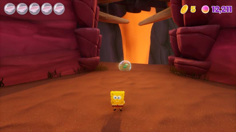 spongebob squarepants cosmic shake spot hiding