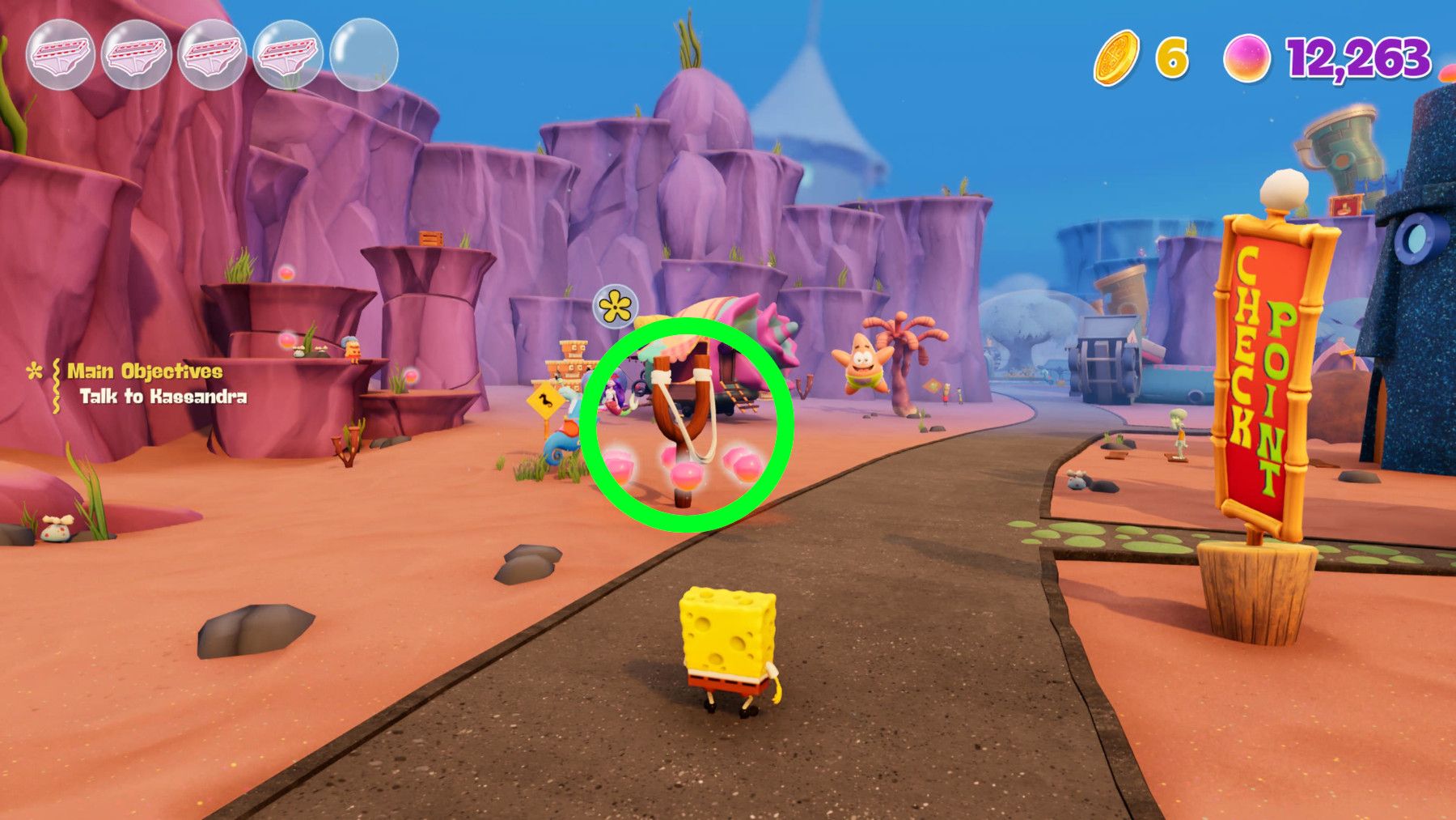 SpongeBob SquarePants The Cosmic Shake Sticky Note Locations