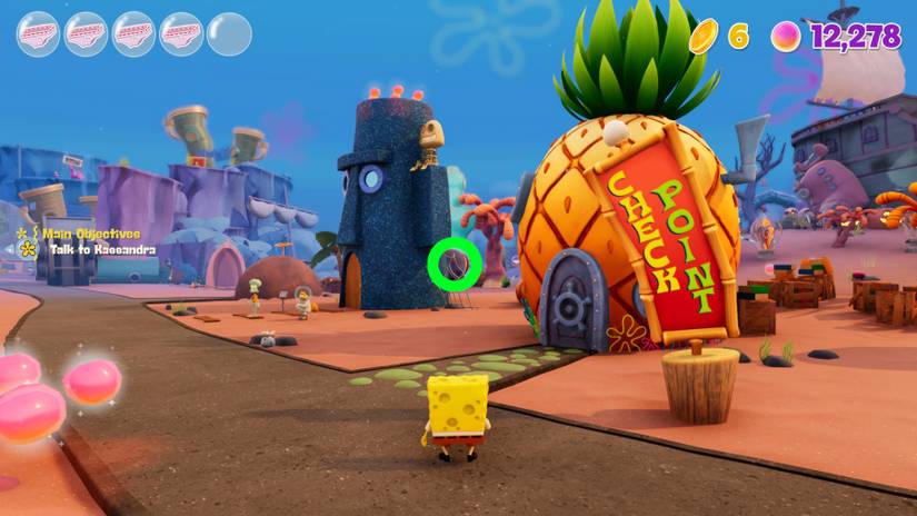 spongebob squarepants cosmic shake sticky note locations