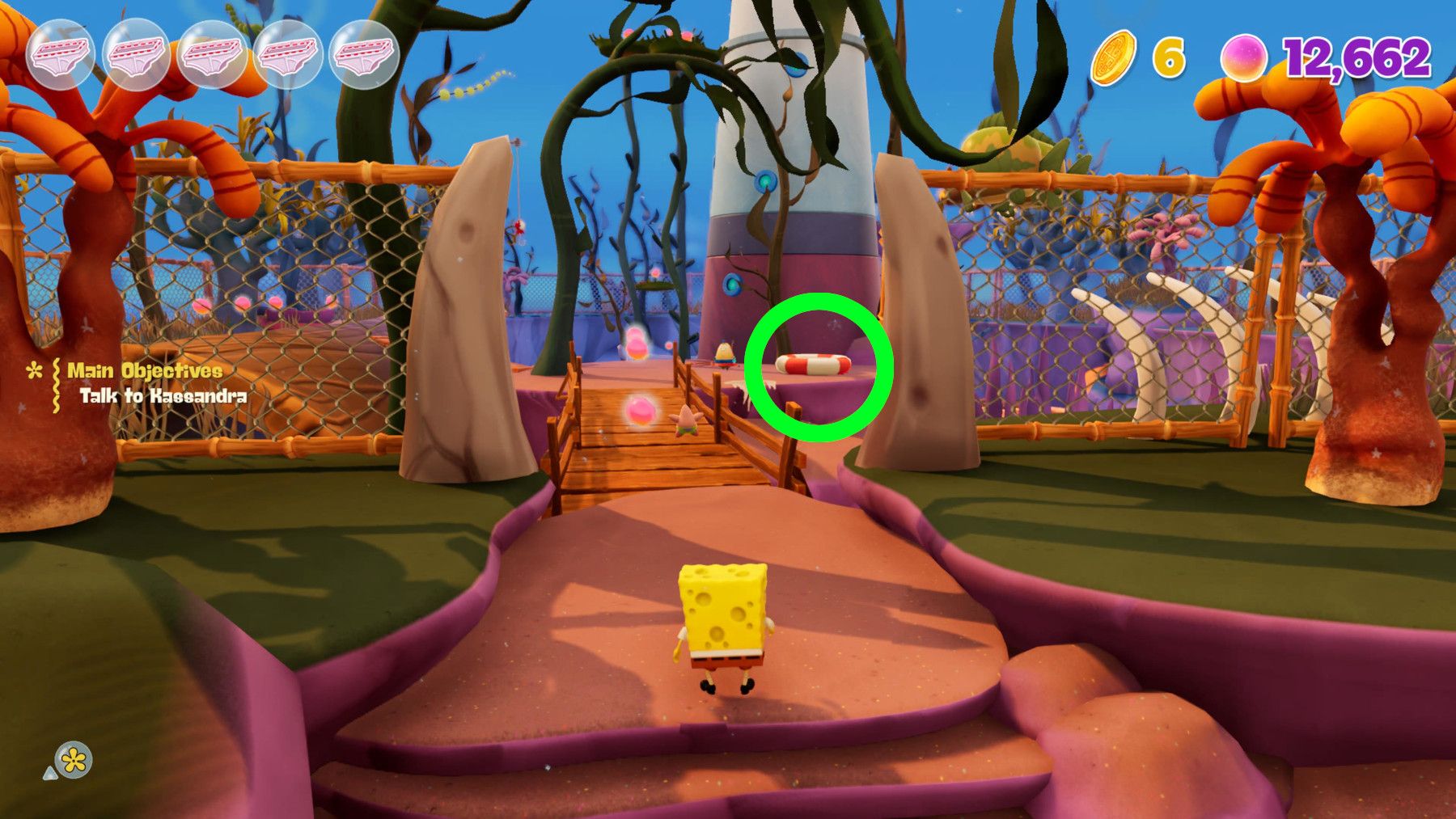 SpongeBob SquarePants The Cosmic Shake Sticky Note Locations