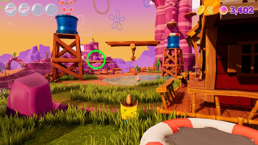 spongebob squarepants cosmic shake wild west jellyfish fields gold doubloons