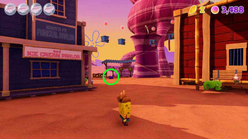 spongebob squarepants cosmic shake wild west jellyfish fields gold doubloons