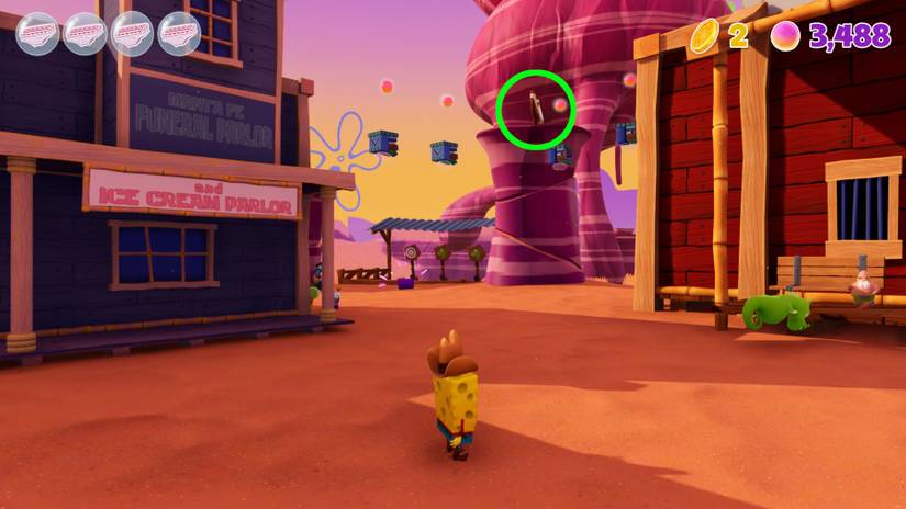 spongebob squarepants cosmic shake wild west jellyfish fields gold doubloons