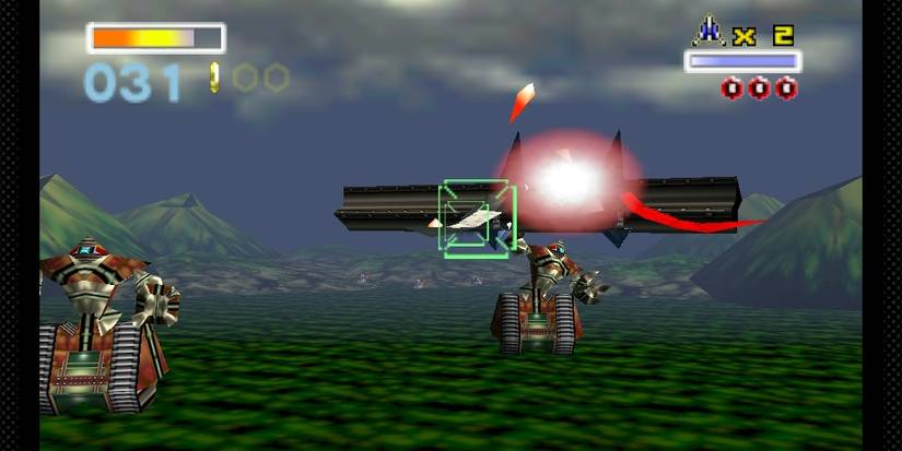 Star Fox 64 Fox Fighting Giant Robots