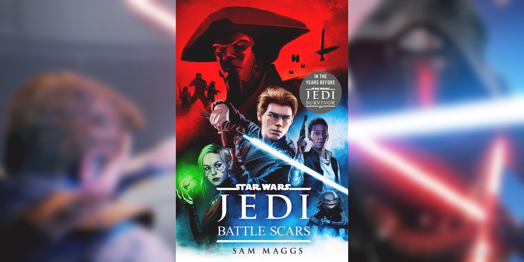 Star Wars Jedi Battle Scars par Sam Maggs Survivor Couverture du livre Random House Worlds
