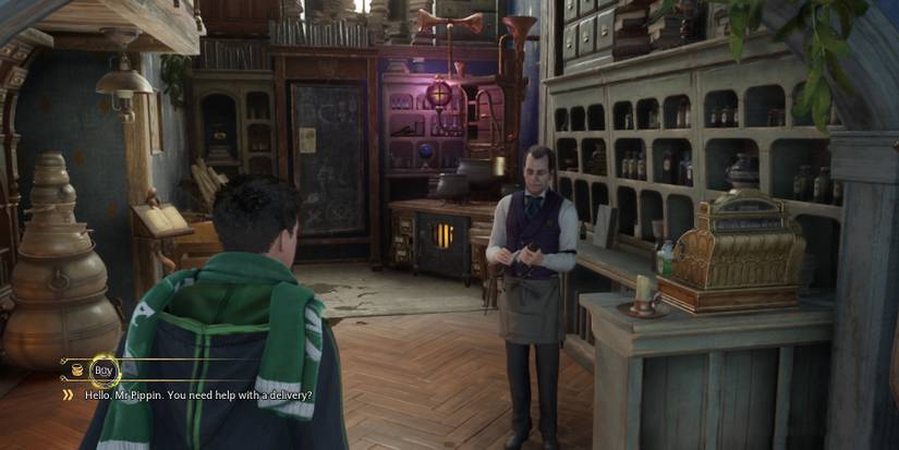 starting the demanding delivery quest in hogwarts legacy