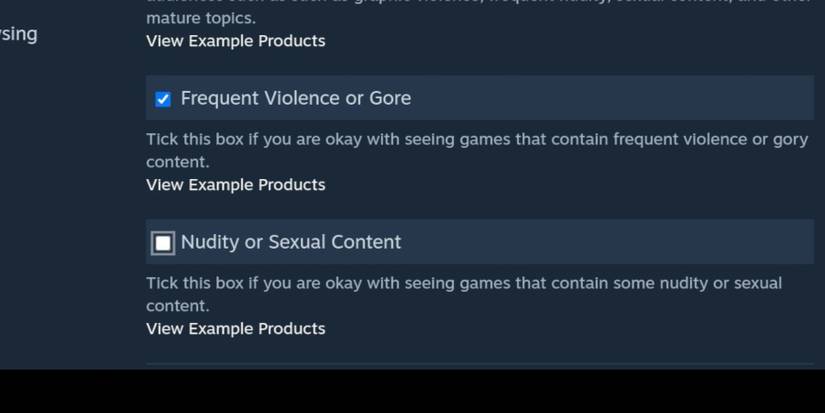 steam deck mature content explantions