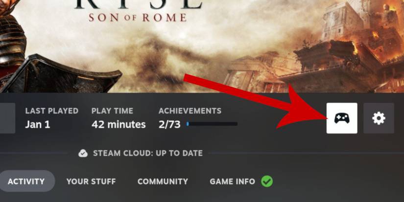 Steam Deck select controller