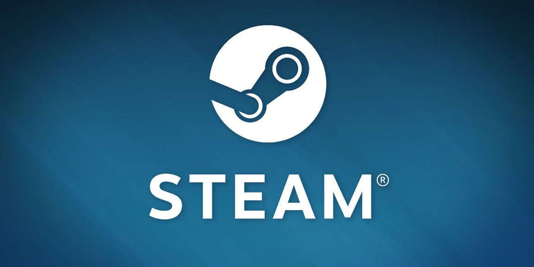 steam logo blue background