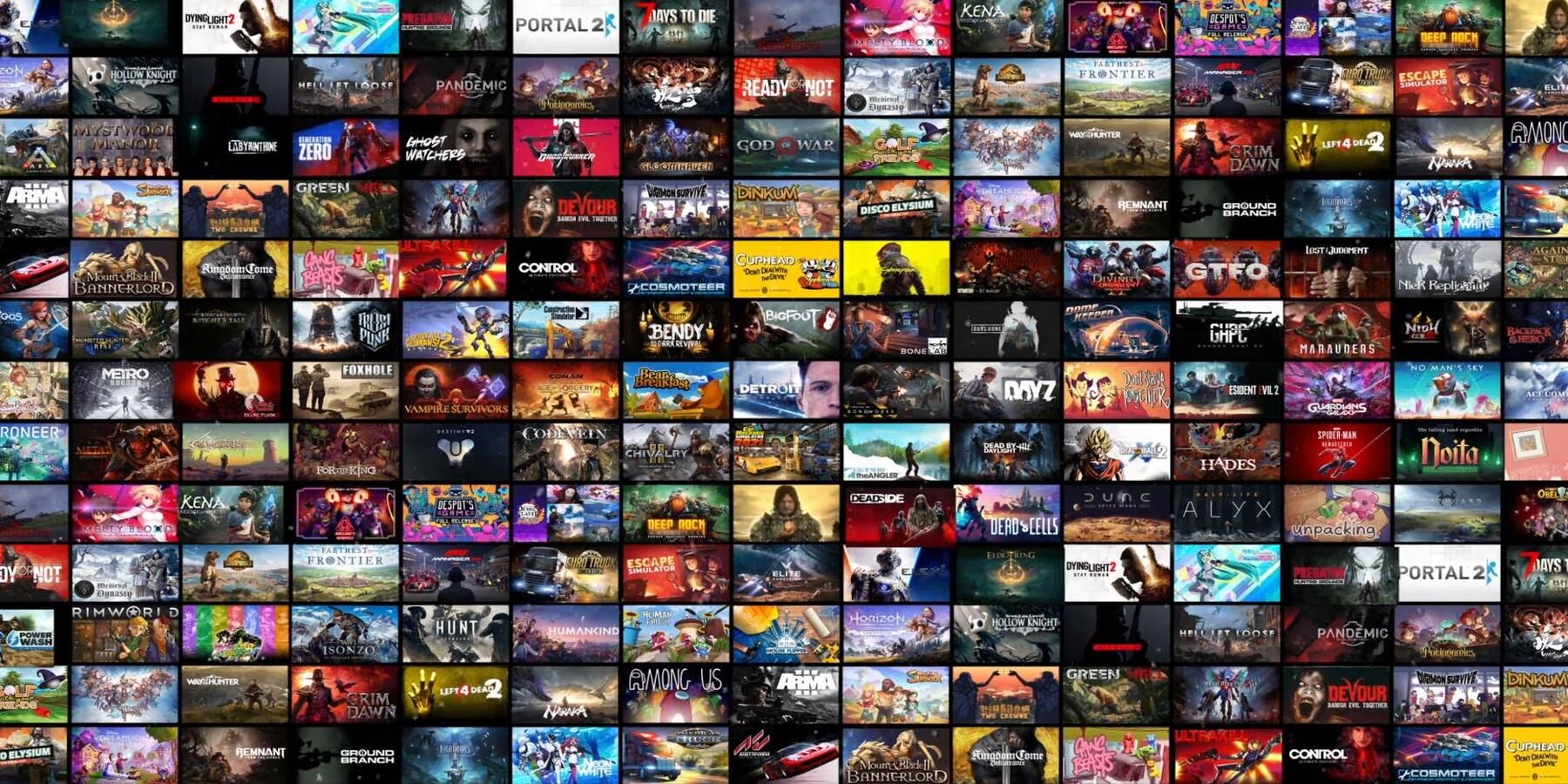Top Steam PC games included in Build your own All Stars Bundle