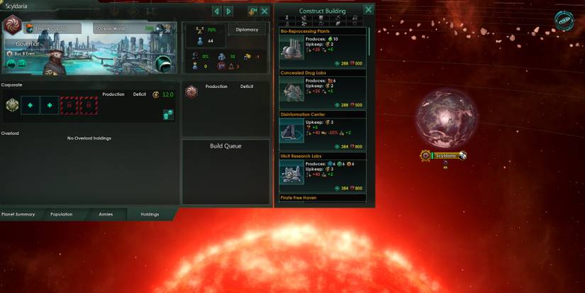 Stellaris Criminal Heritage Branch Office Corporate Holdings