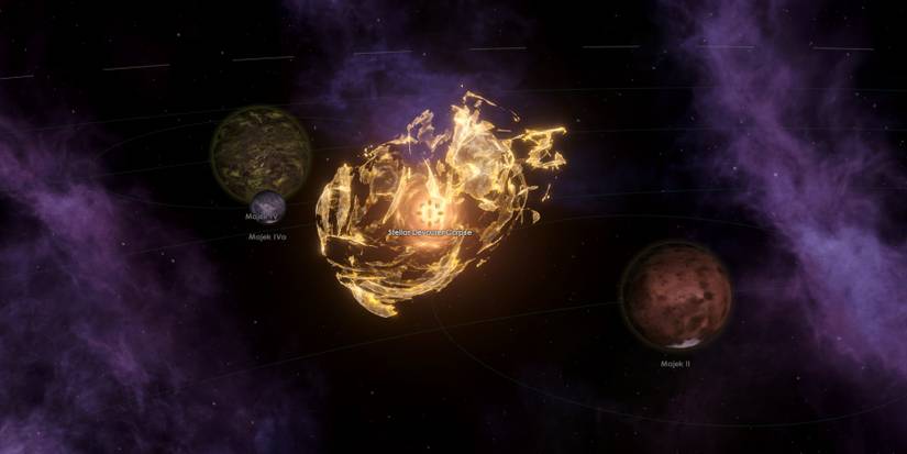 Stellaris studying the Stellarite Devourer corpse